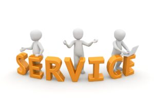 service, reception, official